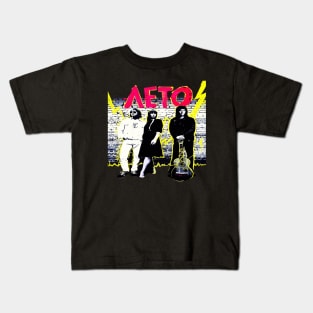 Leto Russian Rock 80's Kids T-Shirt